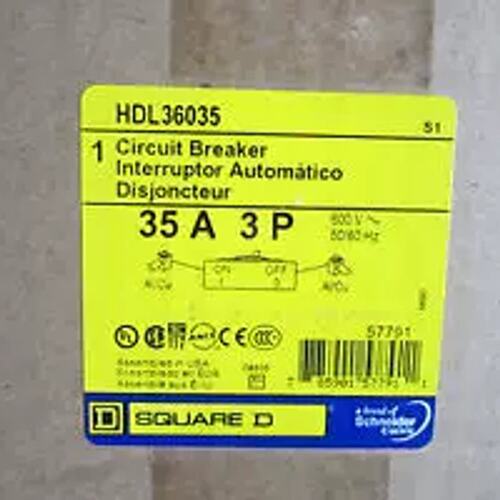 议价HDL36035 NEW D HDL36035 MOLDED CASE CIRCUIT BREAKER