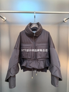 EOEZ鹅绒服2025冬季新款EZY7086 羽绒服女宽松休闲百搭外套鹅绒服