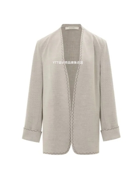 顺丰包邮 UNCODED｜2026春夏新款米灰色时尚休闲显瘦百搭短外套