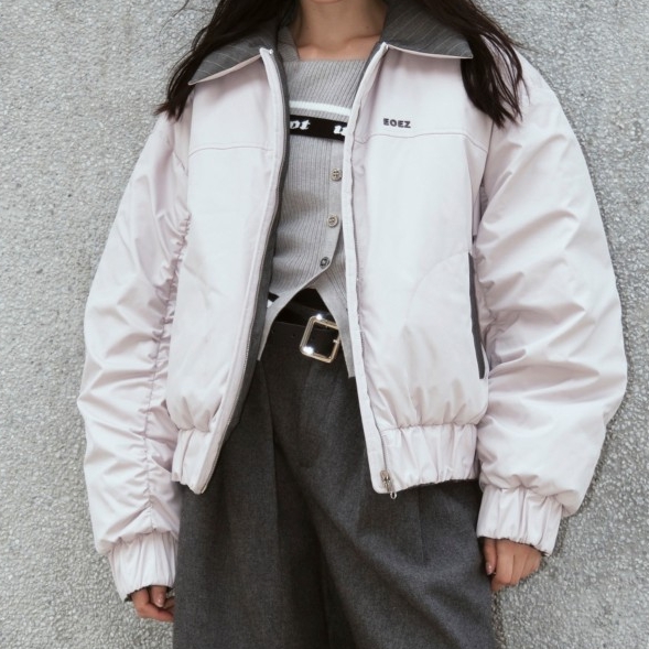 EOEZ鹅绒服2025冬季新款EZY7037 时尚百搭休闲两穿鹅绒服羽绒服