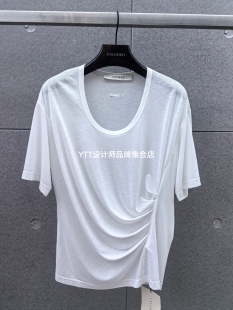 顺丰包邮 UNCODED/2026夏季新款白色短袖T恤女宽松休闲百搭上衣