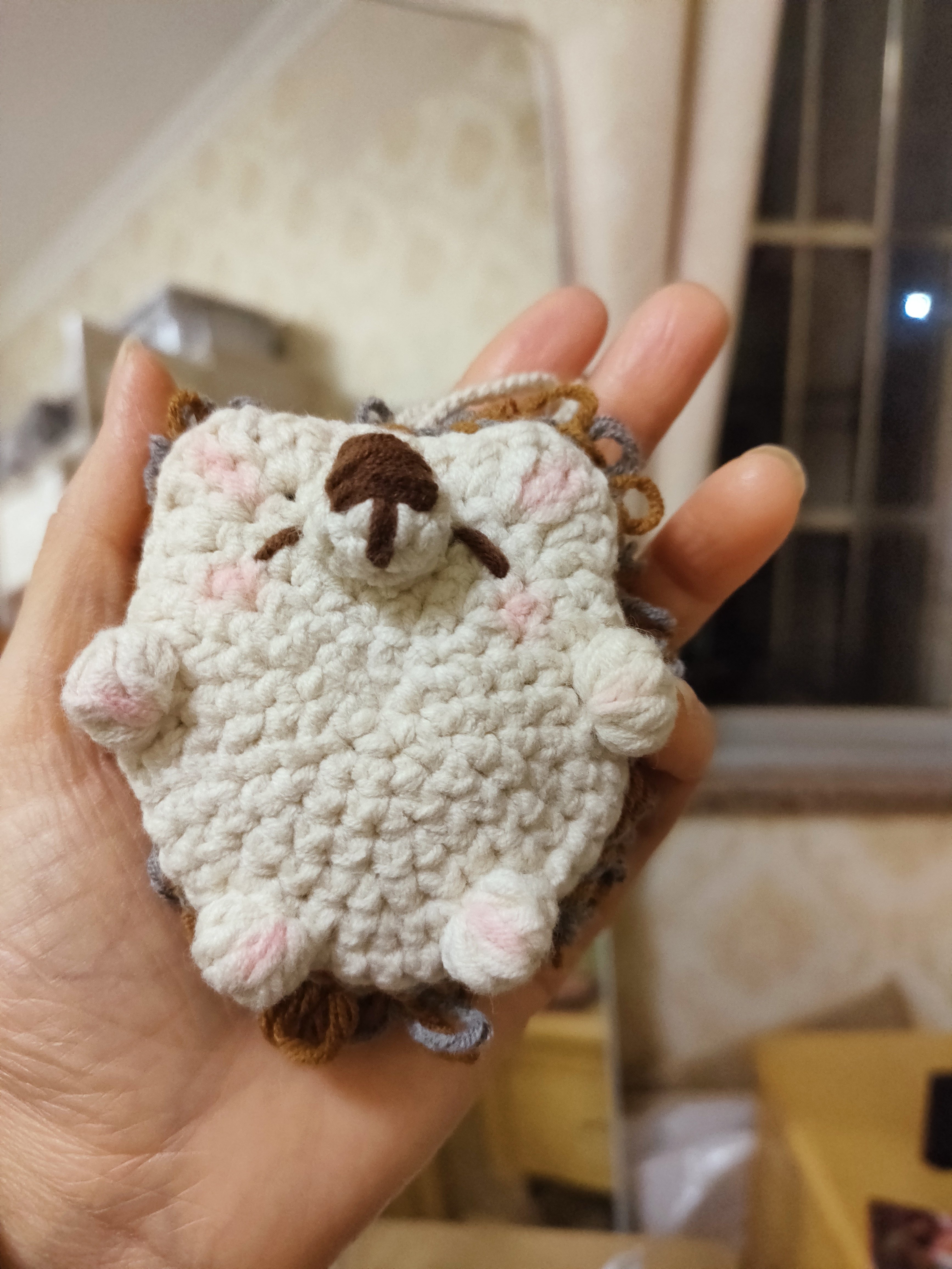 曼曼的diy创意小刺猬耳机包迷你零钱包挂件玩偶diy材料包送闺蜜礼,服饰配件/皮带/帽子/围巾,DIY编织材料包,淘宝优惠券,粉丝福利购,淘宝优惠卷