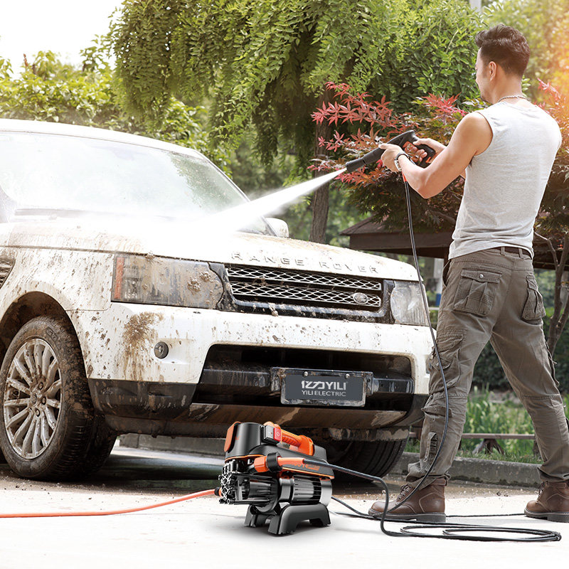 亿力1600w金牛座4420t4 plus手提式空调洗车机感应电机高压清洗机
