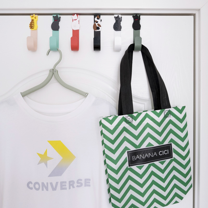 卡通风免钉门后创意卧室客厅挂钩