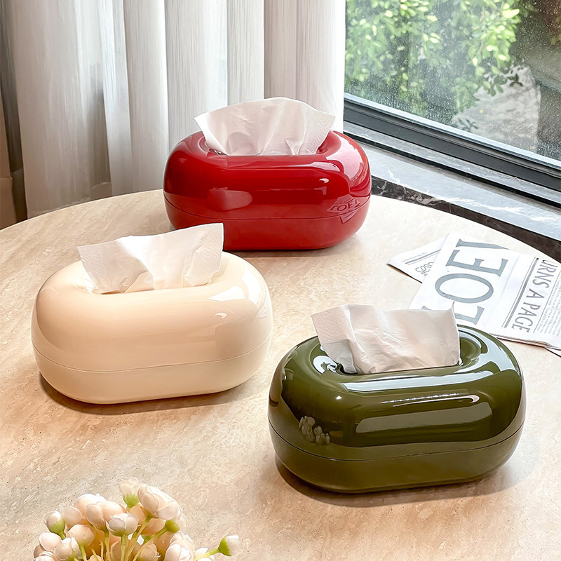 洞石纸巾盒家用客厅高级感创意抽纸盒2025新款桌面茶几纸巾收纳盒,收纳整理,纸巾盒,淘宝优惠券,粉丝福利购,淘宝优惠卷