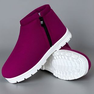 手工棉鞋加厚冬季女防滑保暖男中老年居家室内老式四川鸡婆鞋外穿