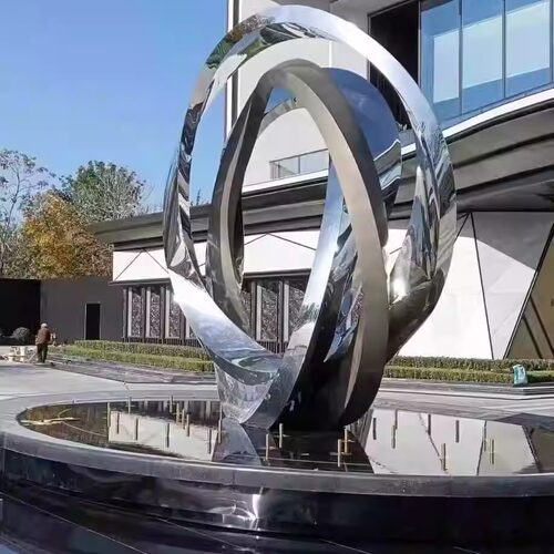 雕塑景观不锈钢锻造公园大型摆件