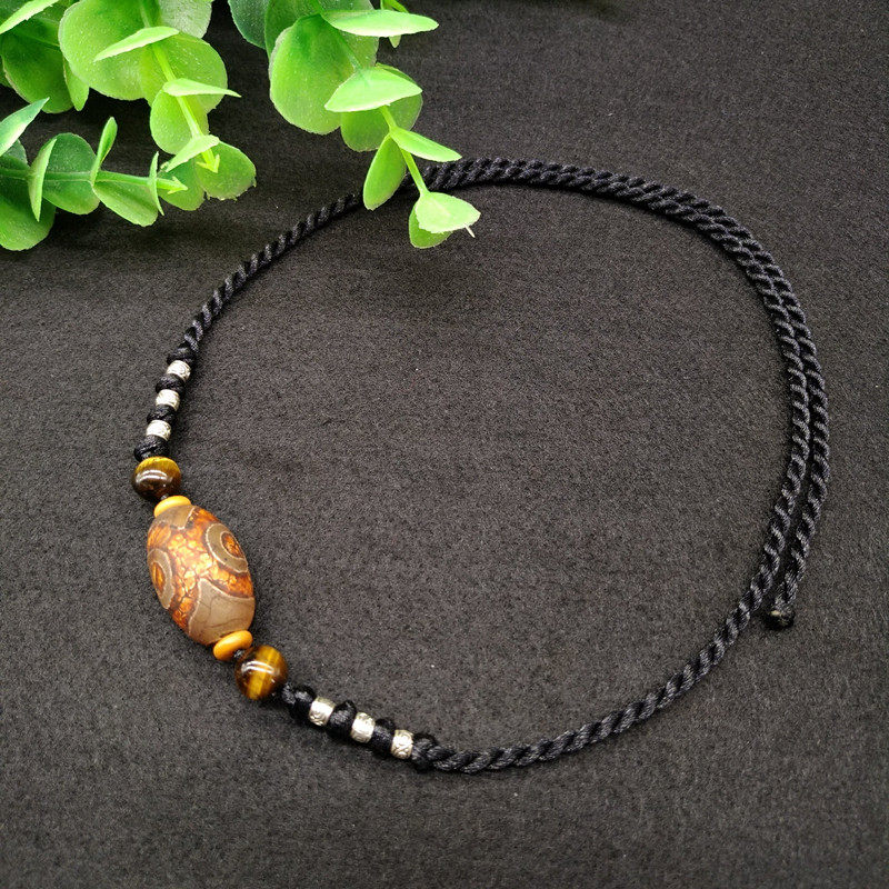 西藏老玛瑙三眼天珠项链吊坠名族风饰品项链佛教礼品|ruв категории Ручная работа, религии ремесла, чётки/чётки, чётки ожерелье - от Buy2taobao.com для оказания профессиональной услуги покупки агента Taobao