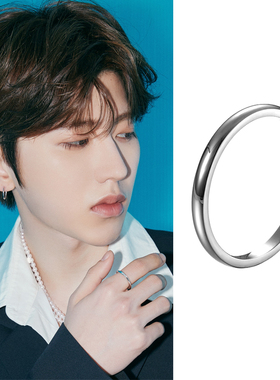 跑男蔡徐坤同款戒指细款高级感