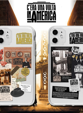 美国往事罗伯特德尼罗原创安卓透明美国经典电影创意软壳全包手机壳适用13苹果12pro17maxr14iphone11xs78p15