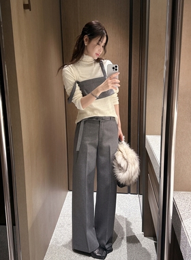 【韩国官网直邮】Partysu韩国代购正品女2025冬吊带外穿&休闲西裤