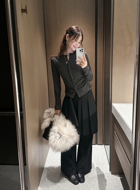 【韩国官网直邮】Partysu韩国代购正品女2025冬季裹身可拆卸裙裤