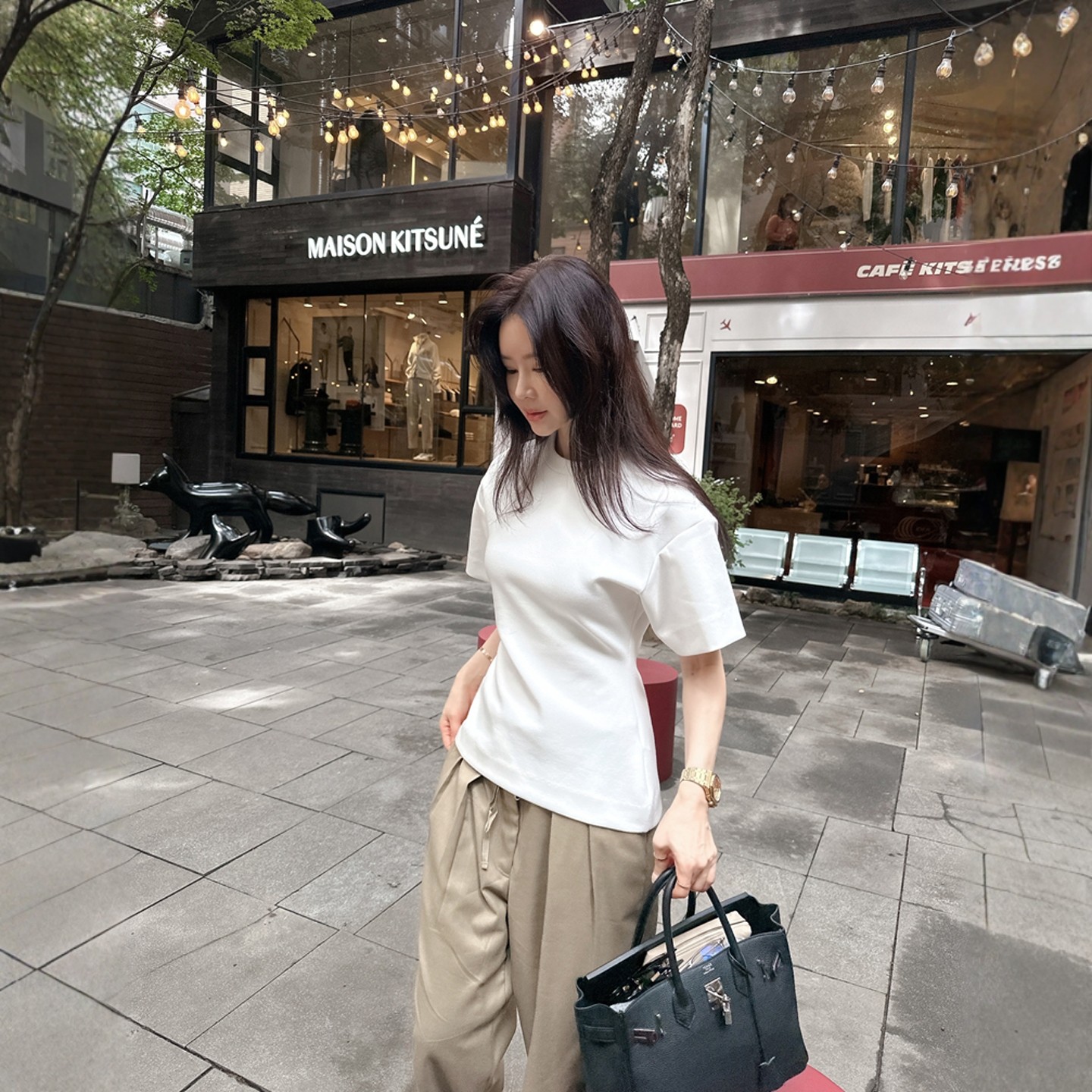 【韩国官网直邮】Partysu韩国代购正品女2025冬季新品短袖t恤上衣