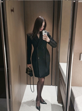 【韩国官网直邮】Partysu韩国代购正品女2025冬优雅风格羊毛外套