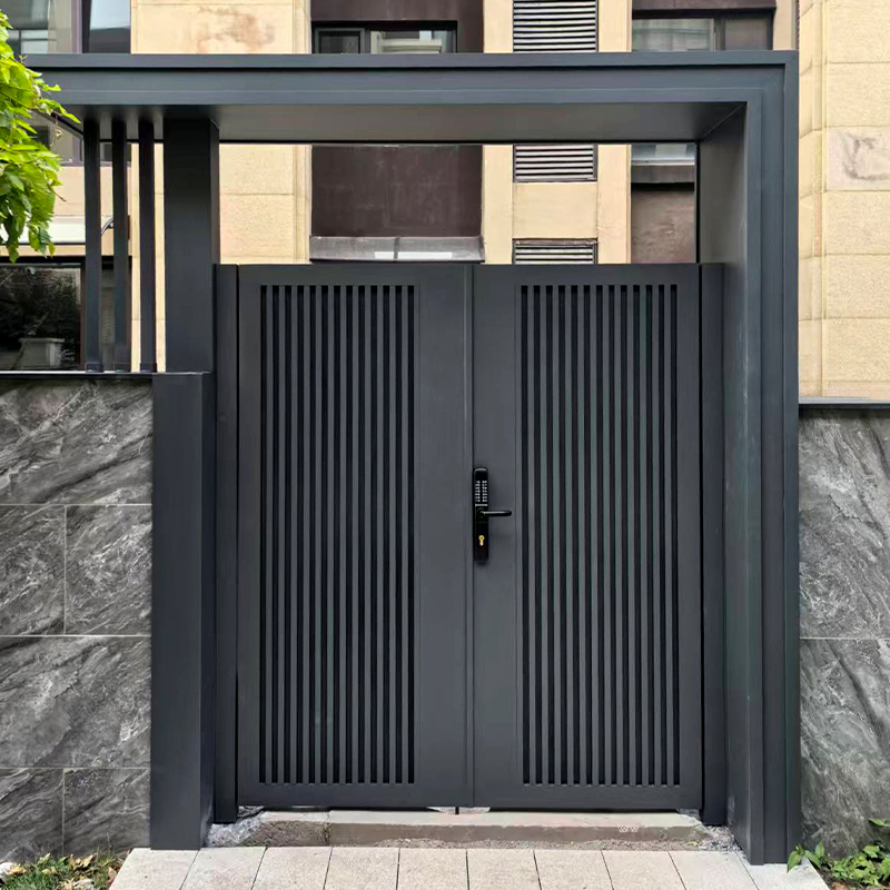 铝合金别墅庭院门院子栅栏花园门单双开子母户外农村自建房大门