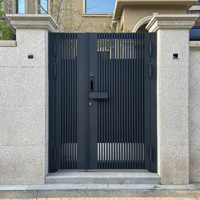 铝合金别墅庭院门院子栅栏花园门单双开子母户外农村自建房大门
