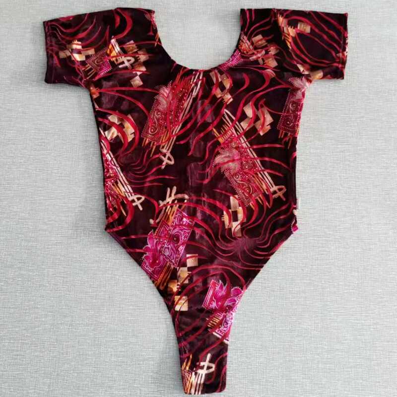 2024年秋冬新款短袖女高叉包T臀形体舍宾服芭蕾舞连体练功服包邮