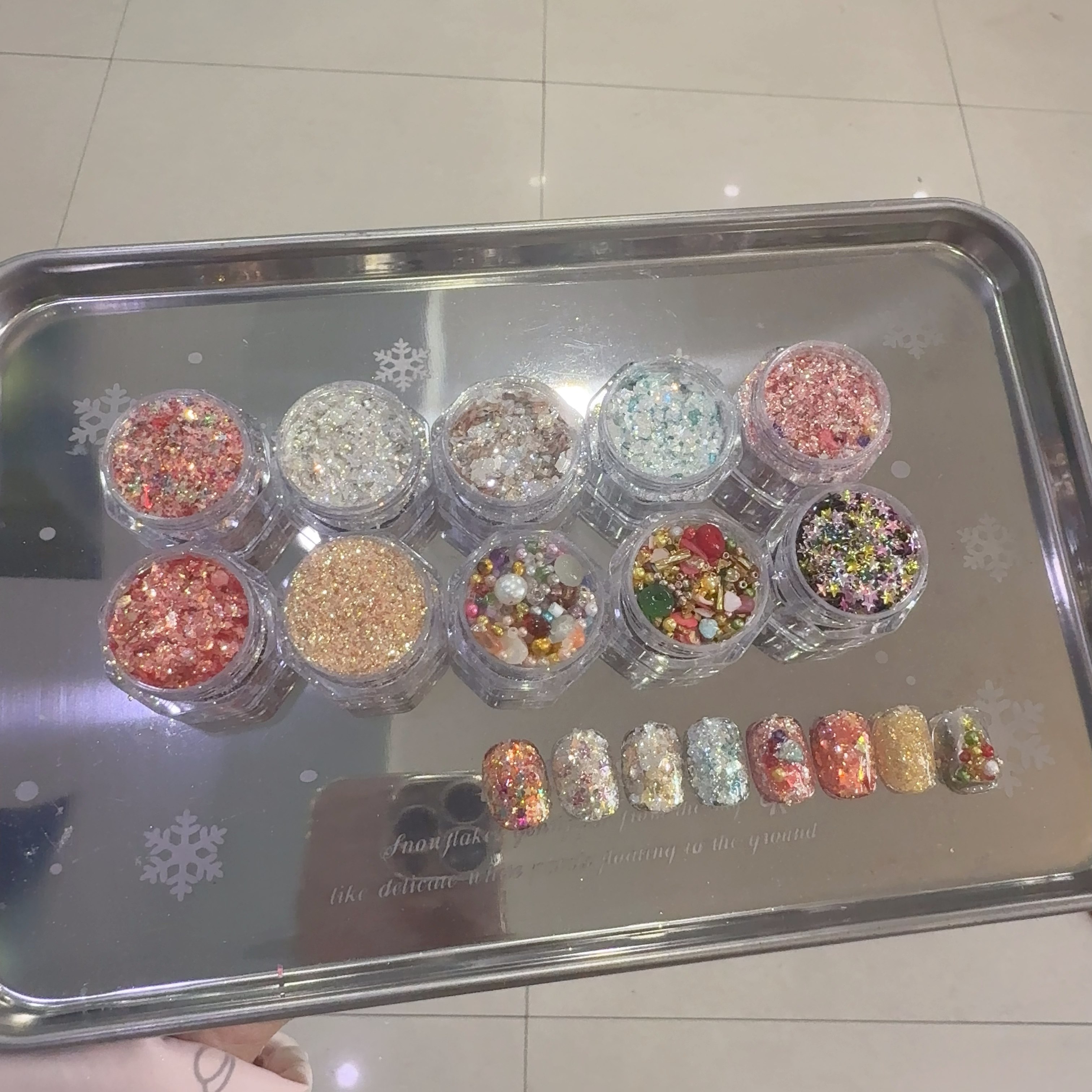 【圣诞系列】青蓝自调素材亮片爆闪超薄ins小红书云母贝壳飞粉,彩妆/香水/美妆工具,美甲工具,淘宝优惠券,粉丝福利购,淘宝优惠卷