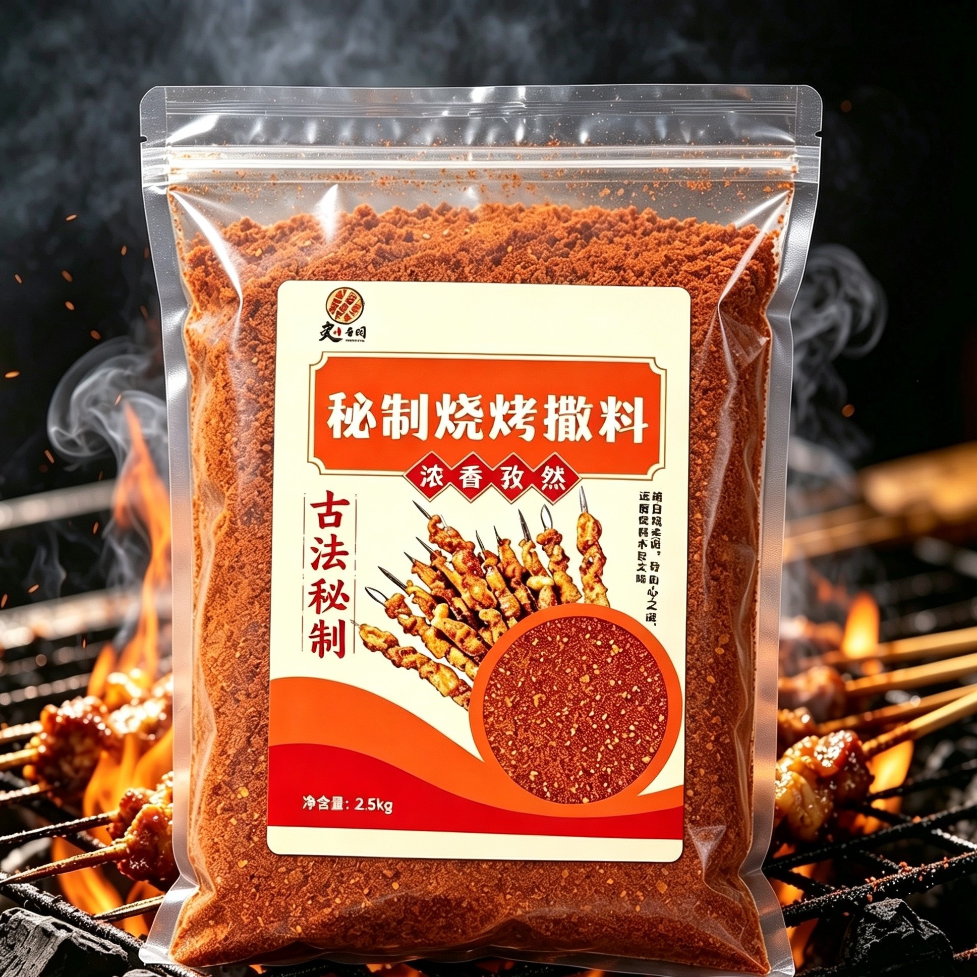 商用烧烤酱 孜然香辣腌料包 家用夜市专用 入味十足纯天然香辛料