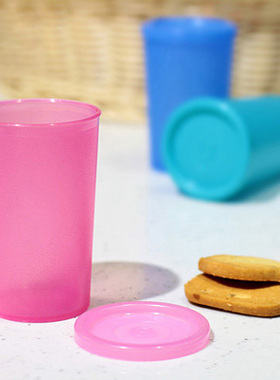 特百惠水杯塑料随身杯便携140ml迷你儿童小号随手杯子 正品女学生