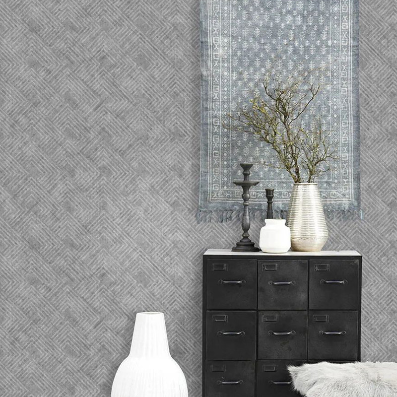 简约现代抽象几何墙纸卧室客厅酒店宾馆背景墙防水可擦洗PVC壁纸