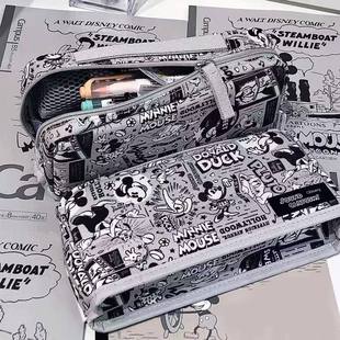 Kokuyo国誉收纳包联名米奇家族小鹿斑比松松家族大容量hacohaco