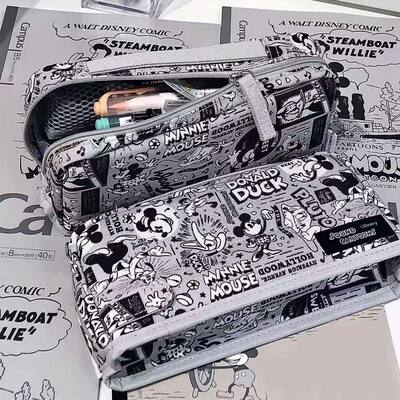 Kokuyo国誉收纳包联名米奇家族小鹿斑比松松家族大容量hacohaco