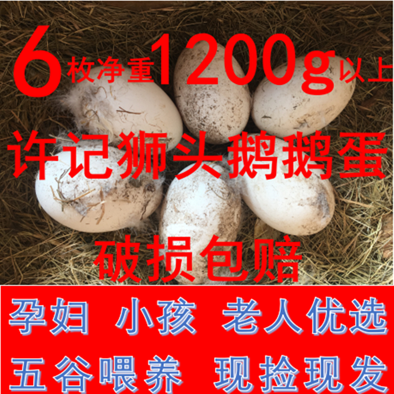 五谷杂粮狮头鹅鲜活蛋类满减包邮