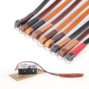 相机背带camin牛皮复古文艺挂绳挂脖CS238微单真皮挂带数码 肩带