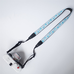 挂脖复古文艺挂绳微单挂带单反可调斜挎肩带 相机背带数码 cam