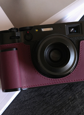 cam-in富士X100VI相机皮套X100V半套保护套复古相机包配件底座