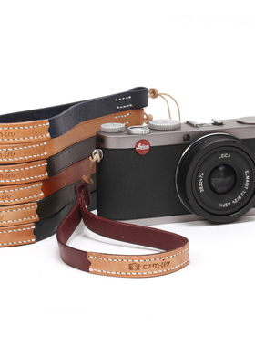 cam-in 手工款 真皮微单相机通用型手腕带适用理光索尼富士WS012