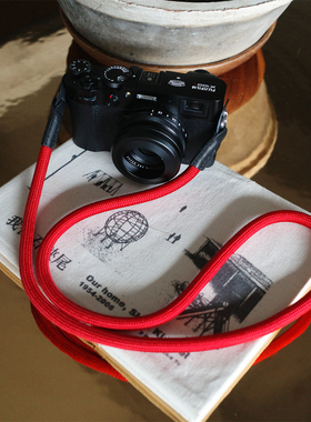 cam·in相机背带微单复古文艺户外挂绳徕卡单反数码斜跨富士肩带