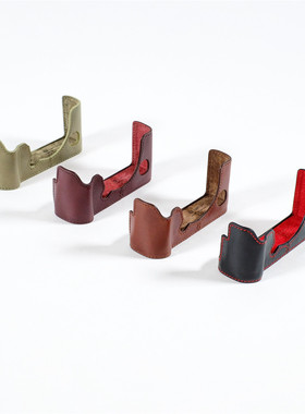 cam-in 富士X-T10 X-T20X-T30相机皮套保护套半套真皮相机包底座