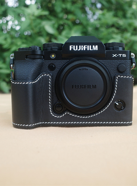 cam-in 富士XT5保护套XS20真皮相机包X-T5底座XT30II半套手工皮套