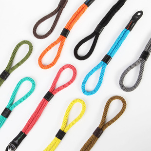 适用莱卡富士索尼微单 cam 圆孔型 真皮棉织相机手腕带 WS022