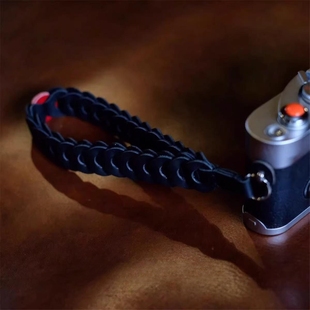 cam 相机手腕带植鞣牛皮手绳适用于富士徕卡索尼手带真皮手带