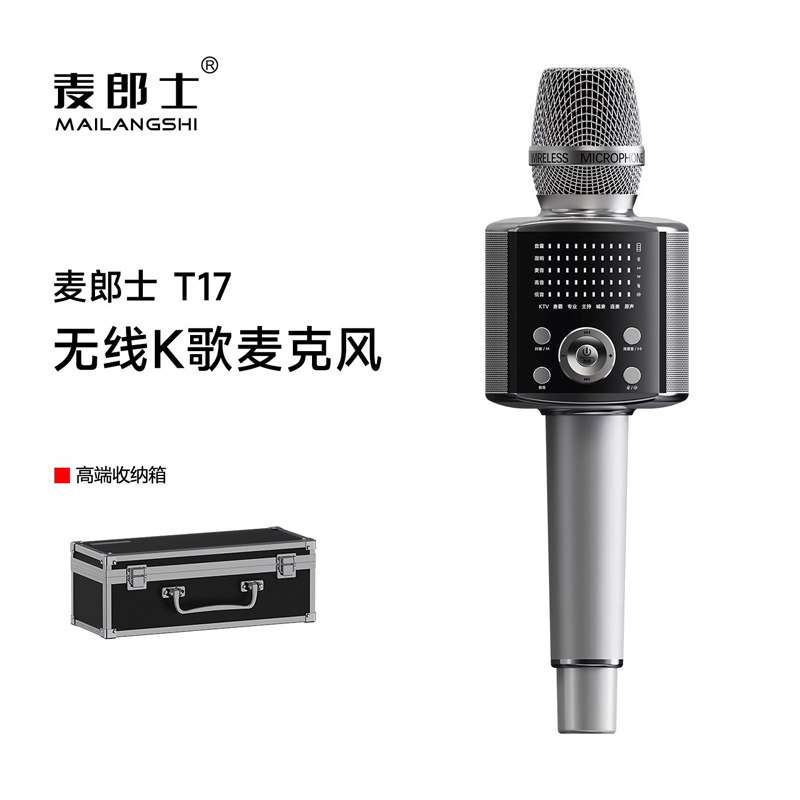 麦郎士T17话筒一体音响麦克风音箱无线蓝牙直播电视KTV唱全民K