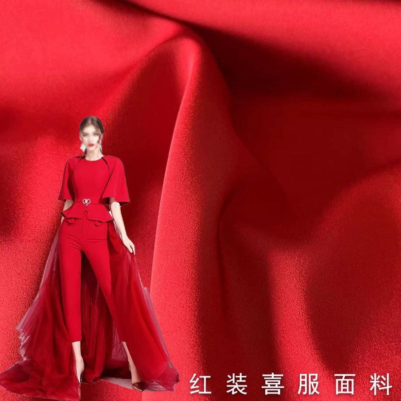 聚酯纤维女士百搭垂顺高端不易皱图片
