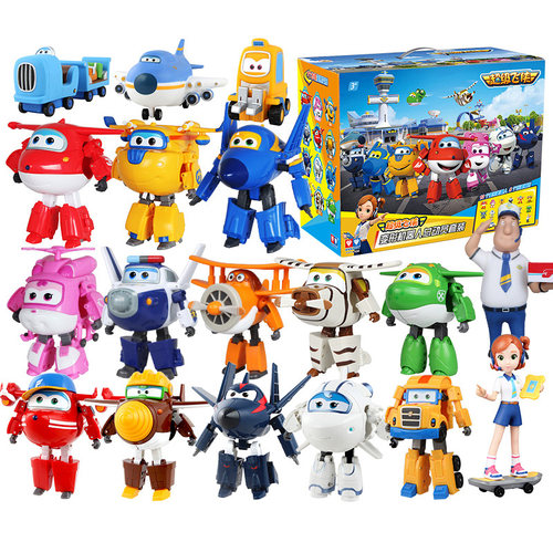 超级飞侠大号礼盒装变形机器人