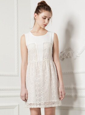 孤品礼服 仙女钩花洋装 童话感连衣裙 大牌公主范童话梦境裙子