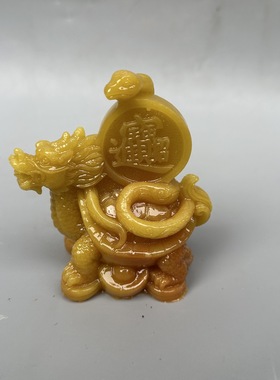 树脂玄武龙龟摆件四大神兽入户玄关桌面客厅摆件家居饰品办公室