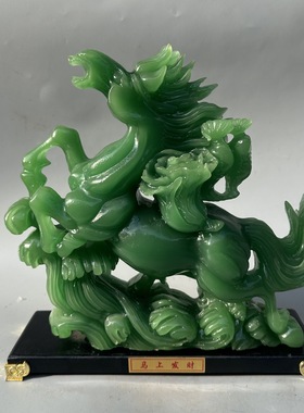 树脂开业新款马摆件生肖马树脂工艺品装饰家居办公室客厅装饰品