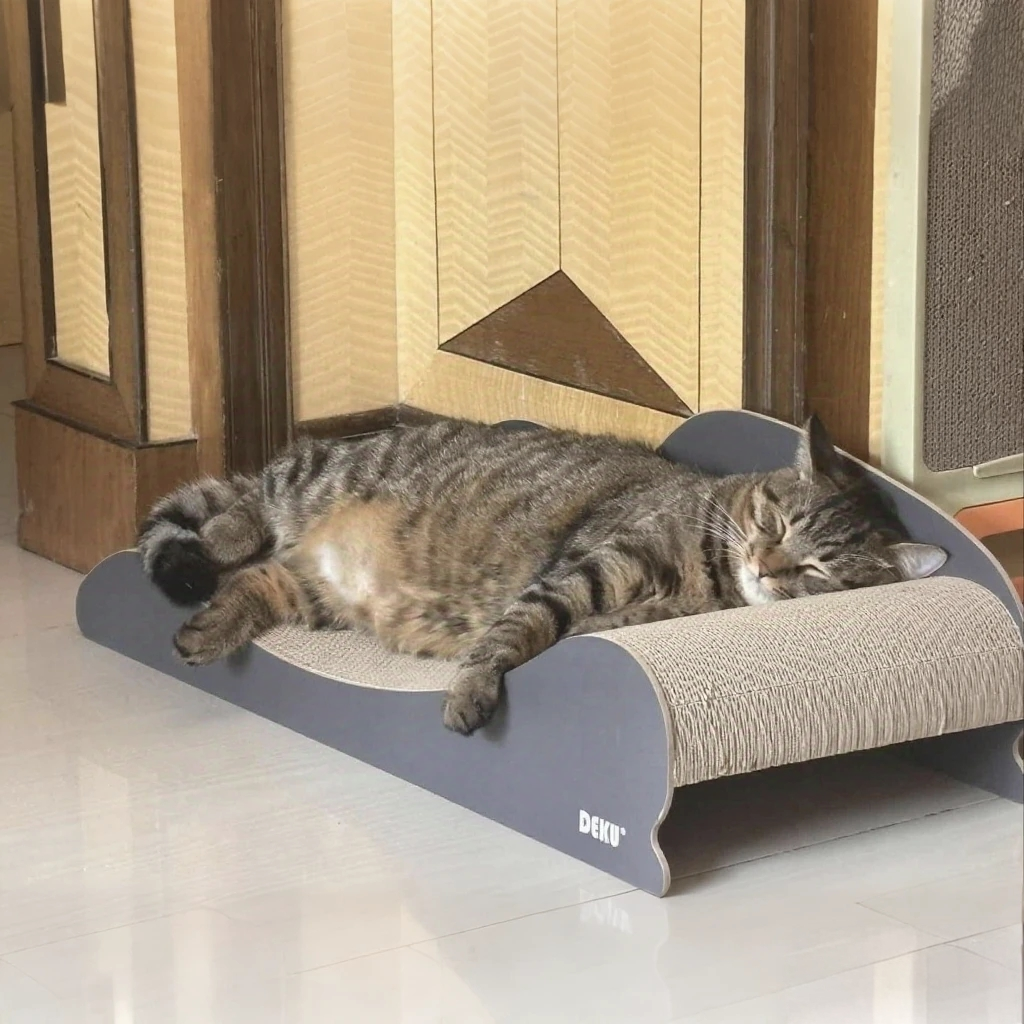 得酷猫抓板耐磨猫窝超大号猫床贵妃椅榻波浪弧形猫沙发加厚磨爪板,宠物/宠物食品及用品,猫抓板,淘宝优惠券,粉丝福利购,淘宝优惠卷