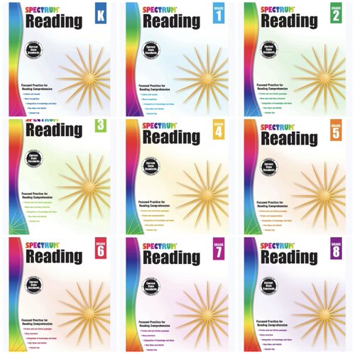 美国光谱练习册Carson Dellosa Spectrum ReadingGk-G8电子素材