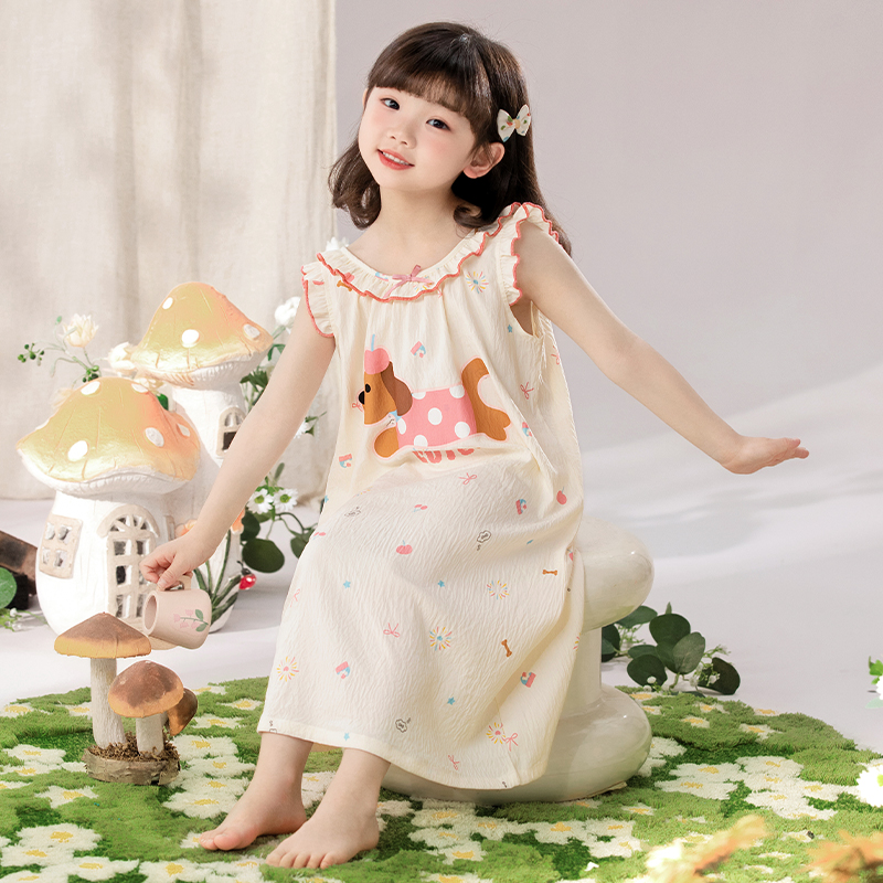 夏季云朵棉连衣裙初中生宿舍服