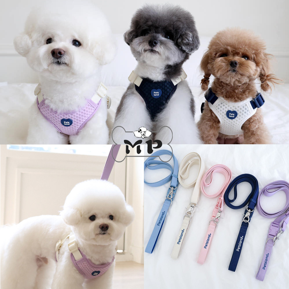 『Memory Pet』韩国代购petsland宠物网眼透气轻盈舒适胸背牵引绳