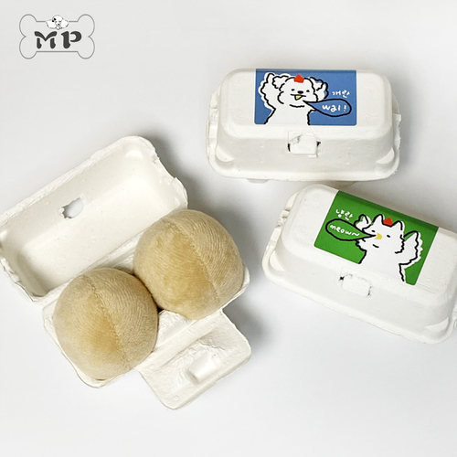 韩国代购宠物猫薄荷毛绒鸡蛋狗狗