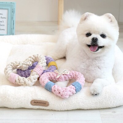韩国parisdog爱心绳结玩具