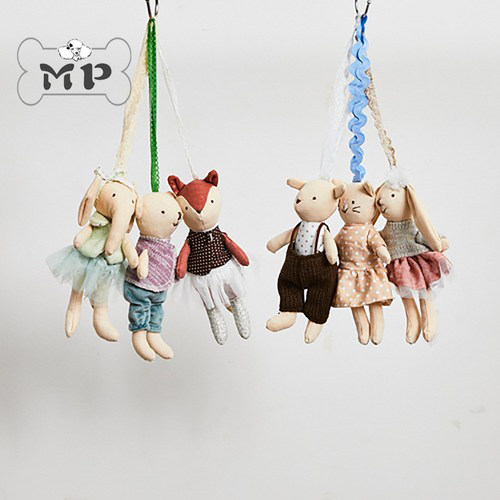 韩代LD兔子狐狸老鼠大象小狗玩具